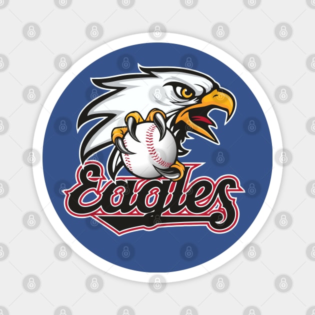 Eagles Baseball Logo Magnet by DavesTees